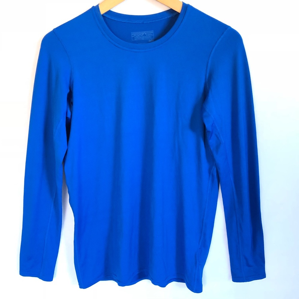 Patagonia Capilene Base Line Blue Shirt Top XS
